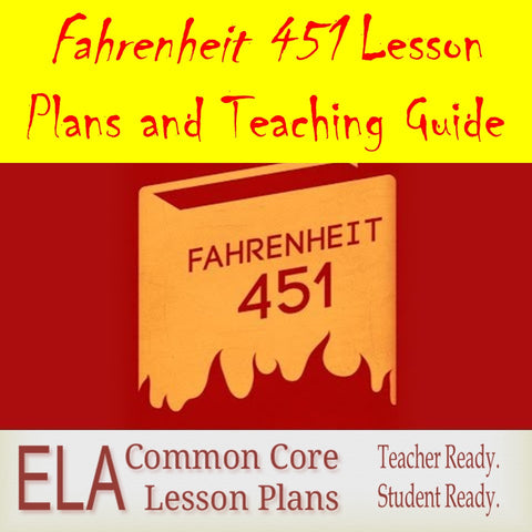 Fahrenheit 451 Teaching Unit and Lesson Plans