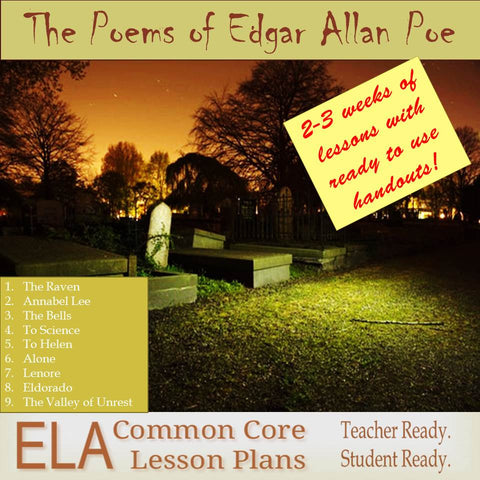 Teaching Guide for the Poems of Edgar Allan Poe