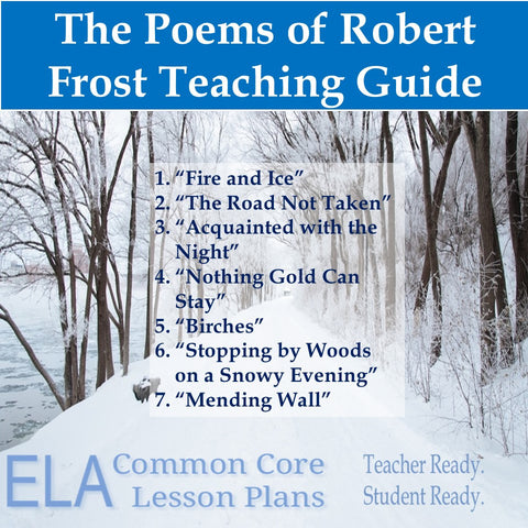 Robert Frost Lesson Plans Teaching Unit
