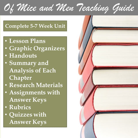 Of Mice and Men Teaching Guide and Lesson Plans