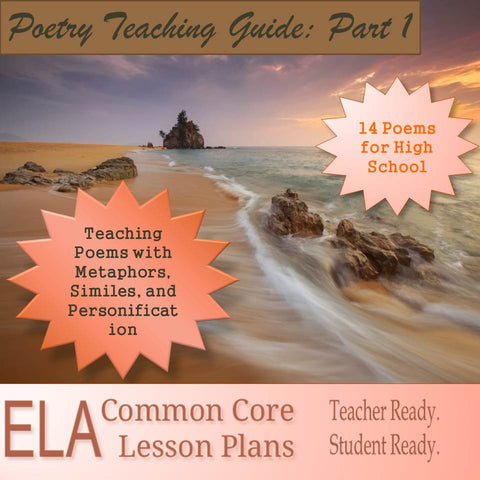 Poetry Lesson Plans: Teaching Metaphors, Similes, and Personification in Poetry