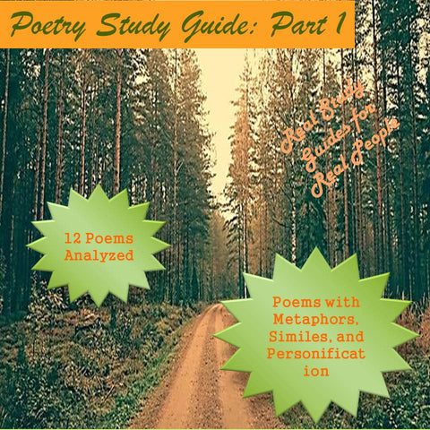Elements of Poetry Study Guide: Part 1
